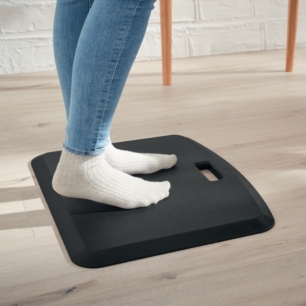 Alfombrilla Antifatiga Leitz Ergo Cosy Gris Terciopelo