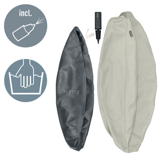 Balón De Asiento Antideslizante Leitz Ergo Active 65Cm Gris