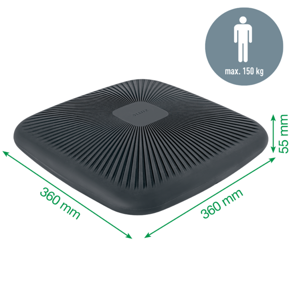 Cojín Wobble Active Leitz Ergo Gris Oscuro
