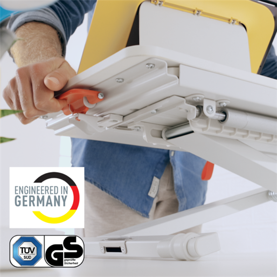 Convertidor De Escritorio Leitz Ergo Cosy Con Bandeja Deslizante Gris