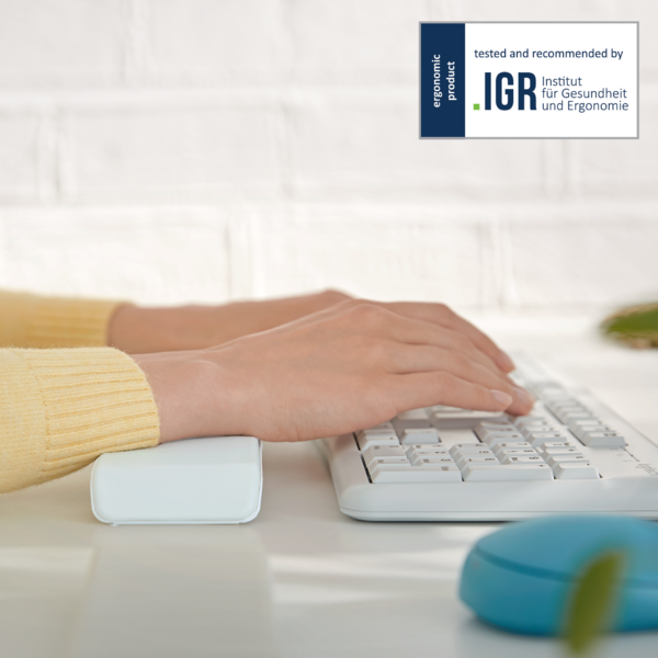 Reposamuñecas Ajustable Para Teclado Leitz Ergo Cosy Gris