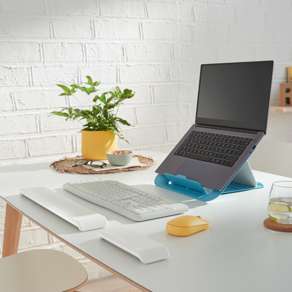 Reposamuñecas Ajustable Para Teclado Leitz Ergo Cosy Gris