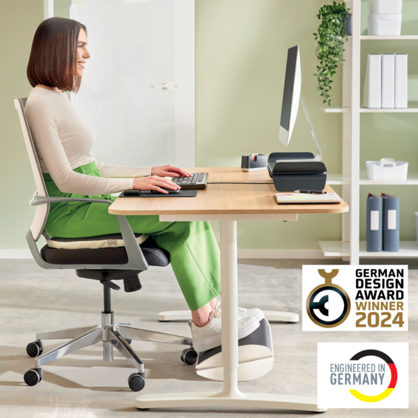 Reposapiés Ajustable Leitz Ergo Gris