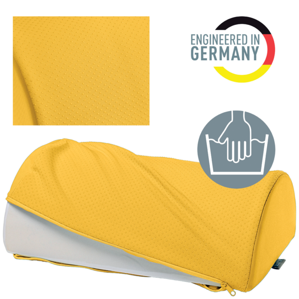 Reposapiés De Escritorio Leitz Ergo Cosy Amarillo Cálido
