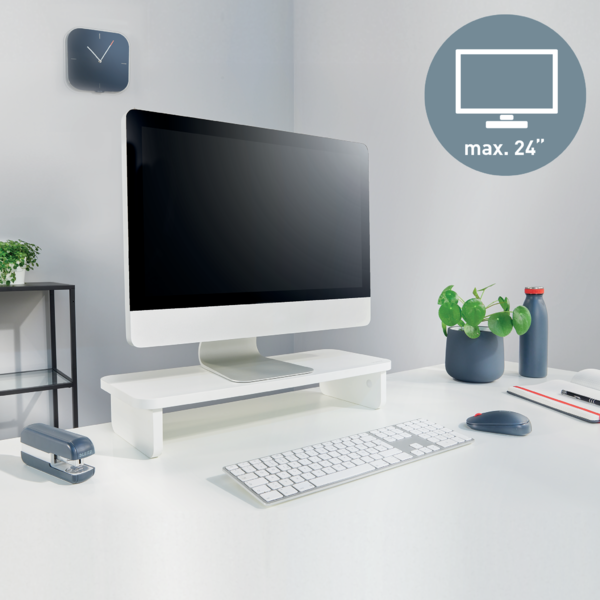 Soporte De Monitor Leitz Ergo Blanco