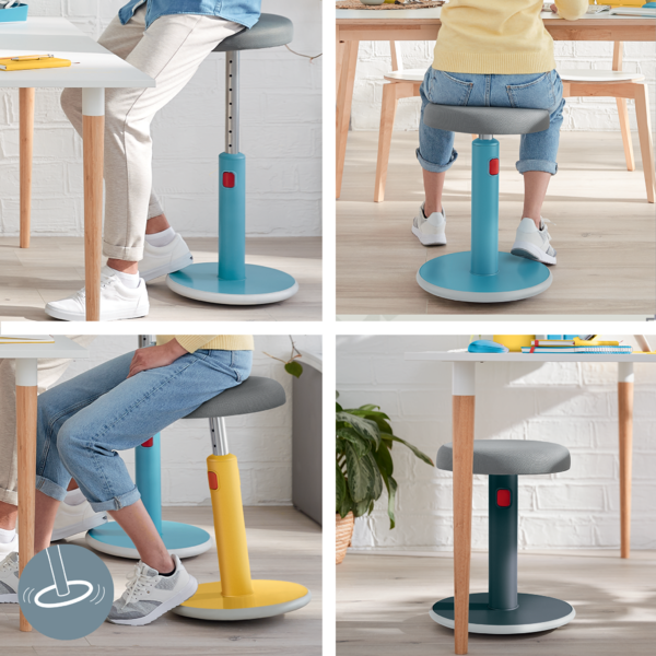 Taburete Leitz Ergo Cosy Active Amarillo Cálido