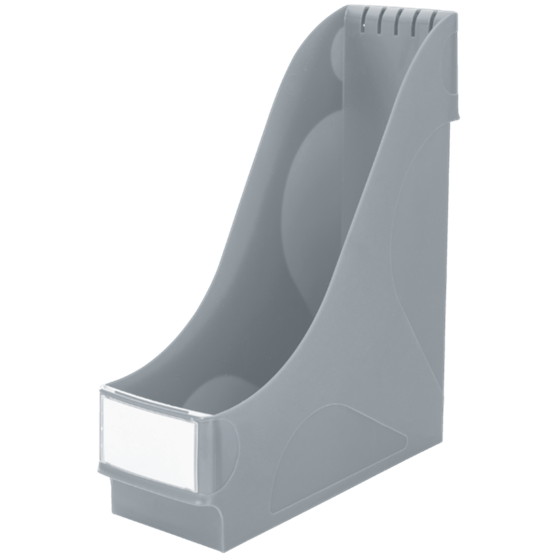 Revistero Leitz, extra ancho Gris A4 92 mm.