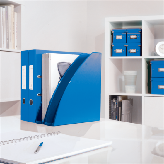 Revistero WOW de Leitz Azul