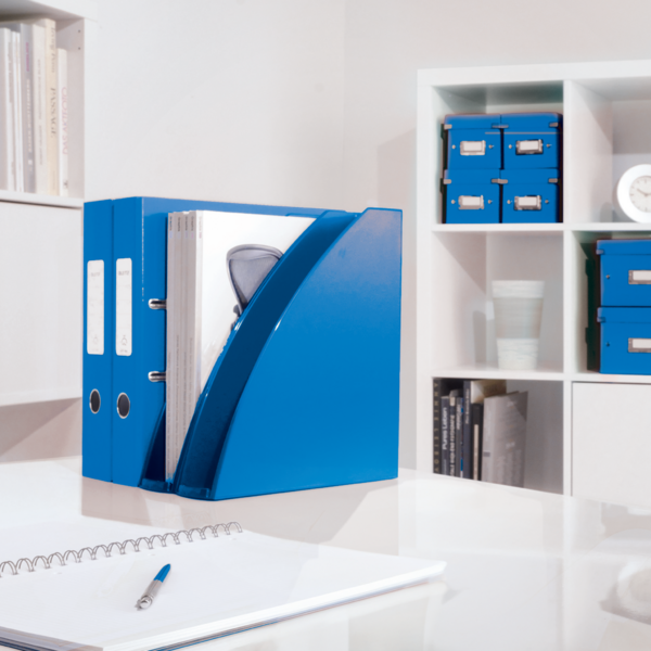 Revistero WOW de Leitz Azul