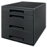 Buc de cajones Leitz Recycle, con compensación de CO2 Negro 2x 34 mm, 2x 71 mm A4 Maxi