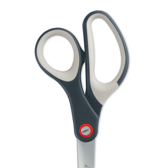 Tijeras de oficina de titanio Leitz Cosy Gris terciopelo 20,5 cm.