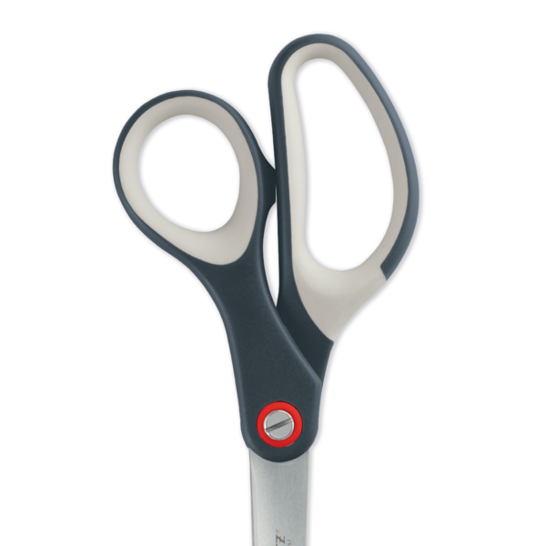 Tijeras de oficina de titanio Leitz Cosy Gris terciopelo 20,5 cm.