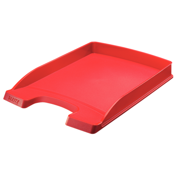 Bandeja portadocumentos Plus de Leitz, Slim Rojo A4