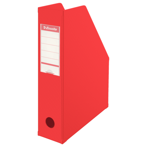 Revisteros de archivo de 75 mm de lomo VIVIDA rojo A4