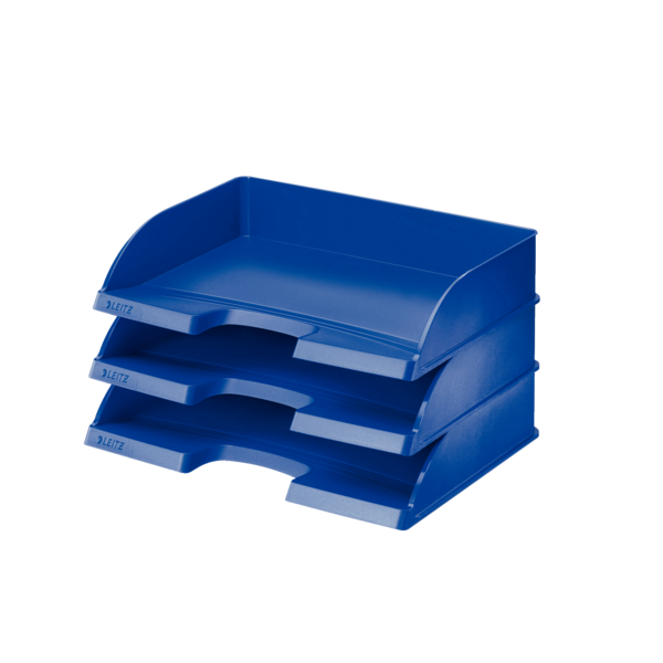 Bandeja portadocumentos Plus de Leitz, Jumbo apaisada Azul Folio