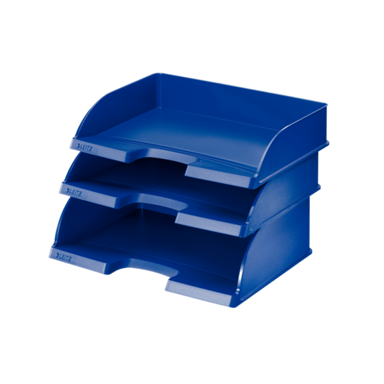Bandeja portadocumentos Plus de Leitz, Jumbo apaisada Azul Folio