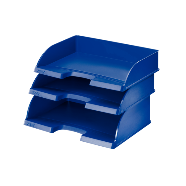 Bandeja portadocumentos Plus de Leitz, Jumbo apaisada Azul Folio