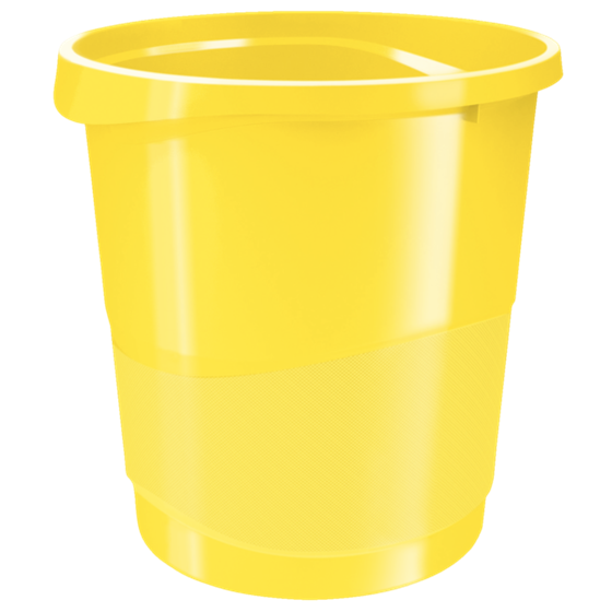 Papelera Europost VIVIDA de Esselte, estándar VIVIDA amarillo 14 l.
