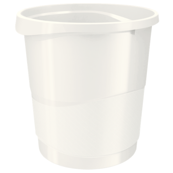 Papelera Europost VIVIDA de Esselte, estándar VIVIDA blanco 14 l.