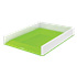 Bandeja de sobremesa WOW de Leitz con combinación dual de color Verde A4