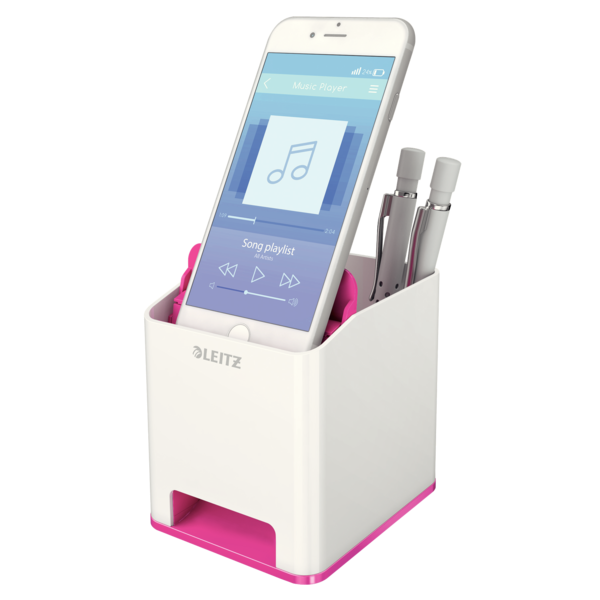 Cubilete Sound WOW de Leitz Fucsia