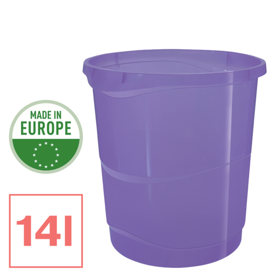 Papelera Esselte Colour'Breeze lavanda 14 l.