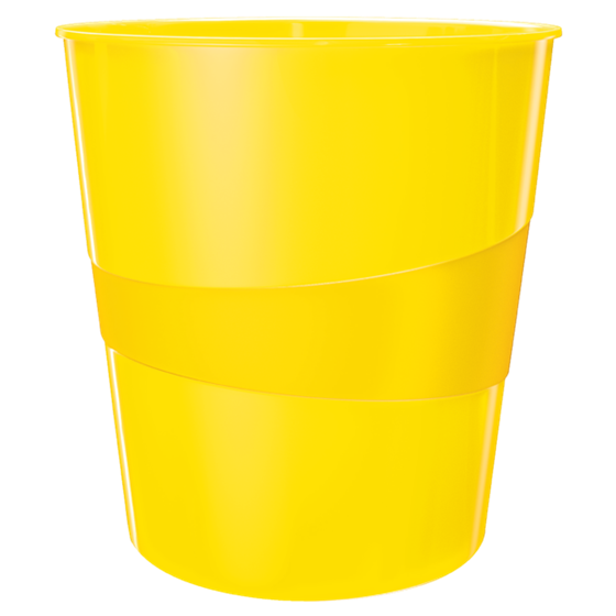 Papelera WOW de Leitz Amarillo 15 l.