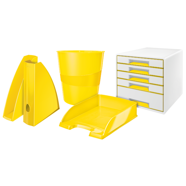 Papelera WOW de Leitz Amarillo 15 l.