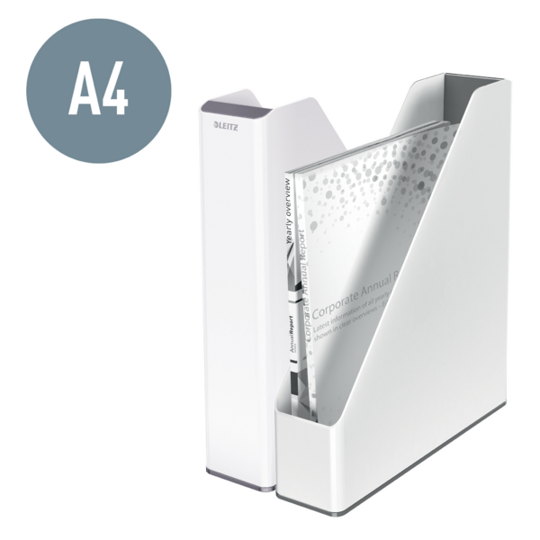 Revistero WOW de Leitz con combinación dual de color Turquesa