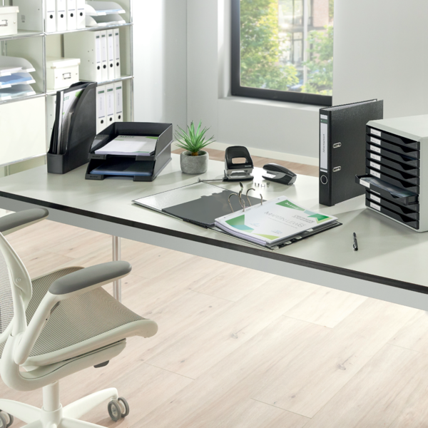 Buc de cajones Leitz Form Set Gris oscuro 10 cajones 2,2 cm. A4