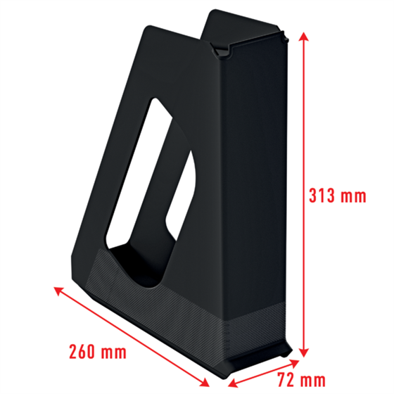 Revistero Esselte VIVIDA A4 VIVIDA negro