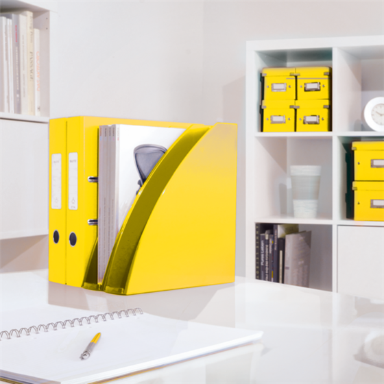 Revistero WOW de Leitz Amarillo