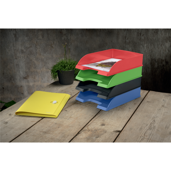 Bandeja porta documentos Leitz Recycle, con compensación de CO2 Verde A4+