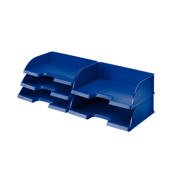 Bandeja portadocumentos Plus de Leitz, apaisada Azul Folio