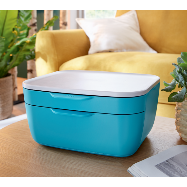 Buc de cajones Leitz Cosy Azul calma 2 Cajones