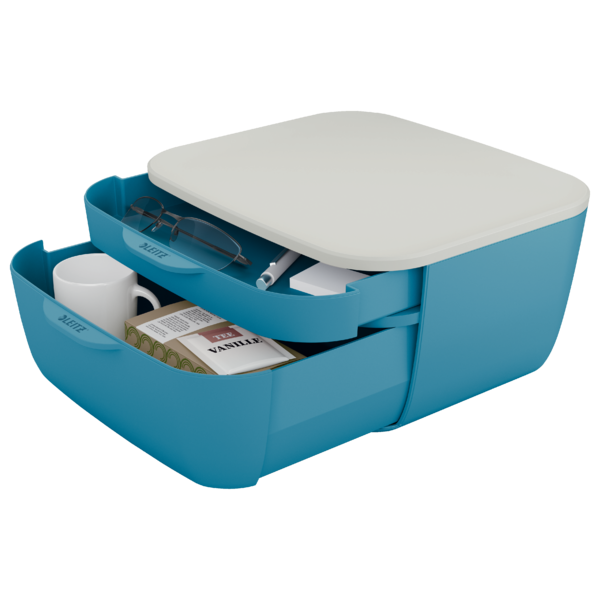 Buc de cajones Leitz Cosy Azul calma 2 Cajones