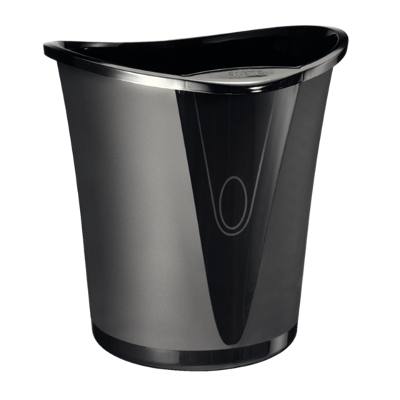 Papelera Allura de Leitz Negro A4+ 18 l.