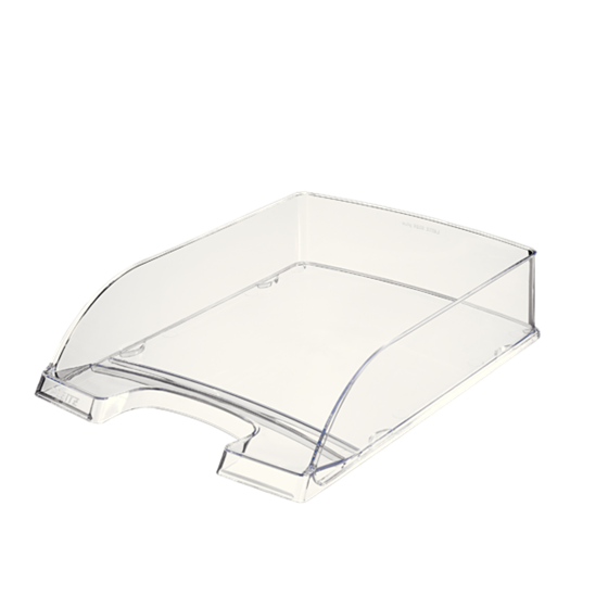 Bandeja portadocumentos Plus de Leitz, transparente Cristal A4