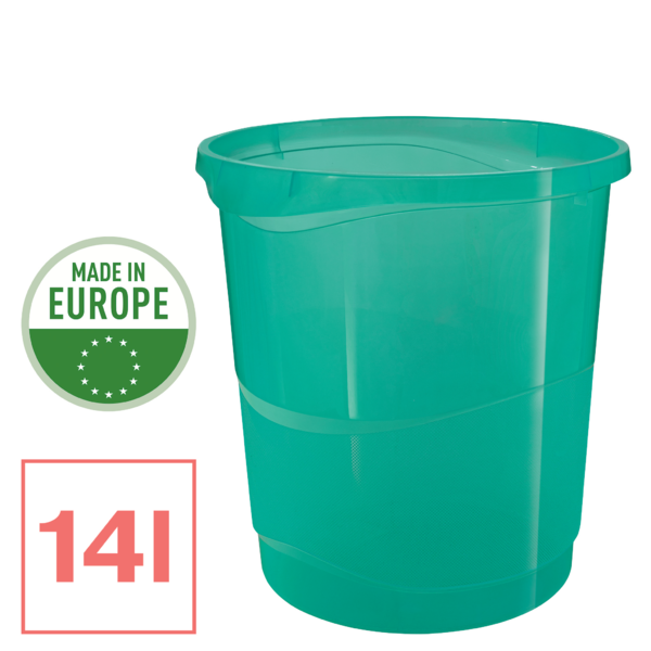 Papelera Esselte Colour'Breeze Verde 14 l.