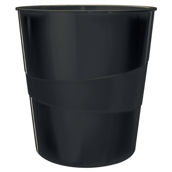 Papelera Leitz Recycle, con compensación de CO2 Negro 15 l.