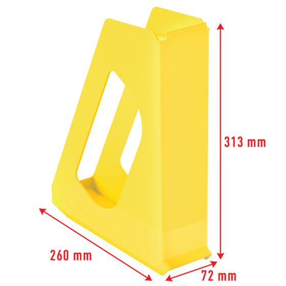Revistero Esselte VIVIDA A4 VIVIDA amarillo