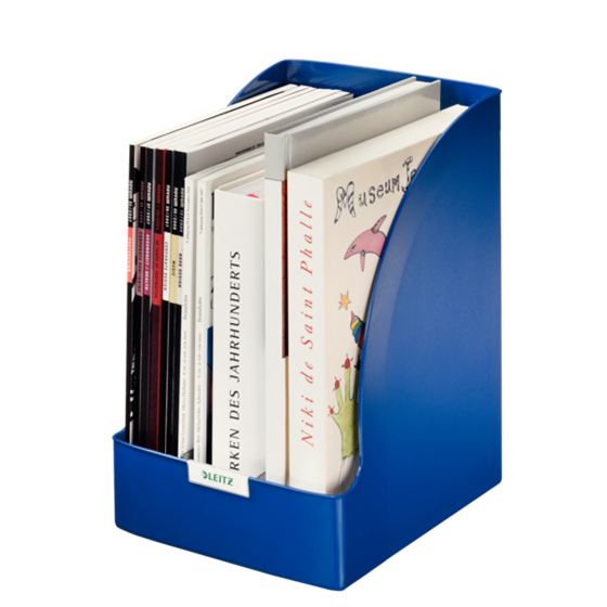 Revistero Plus de Leitz, Jumbo Azul A4 205 mm.