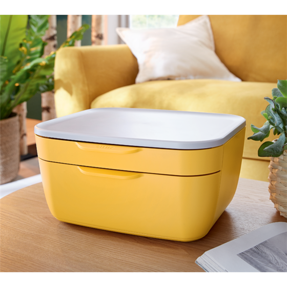 Buc de cajones Leitz Cosy Amarillo cálido 2 Cajones