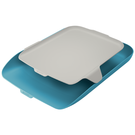 Bandeja de sobremesa Leitz Cosy con organizador Azul calma