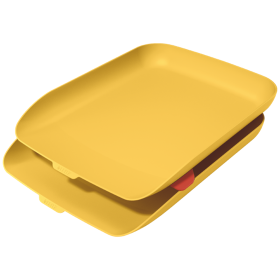 Bandeja de sobremesa Leitz Cosy, Set de 2 Amarillo cálido