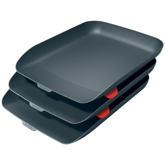 Bandeja de sobremesa Leitz Cosy, Set de 3 Gris terciopelo