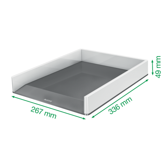 Bandeja de sobremesa WOW de Leitz con combinación dual de color Fucsia A4