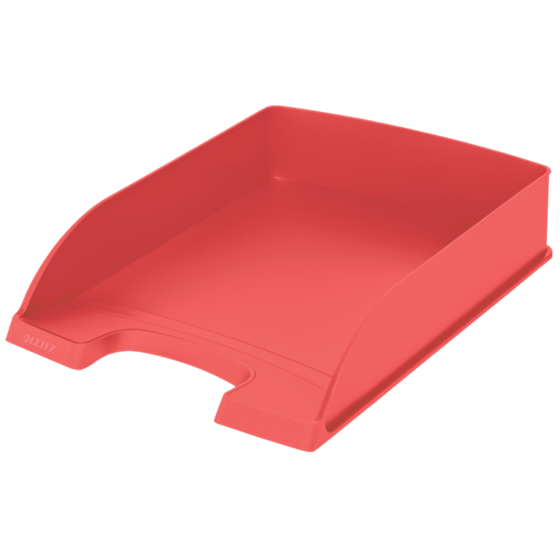 Bandeja porta documentos Leitz Recycle, con compensación de CO2 Rojo claro A4+