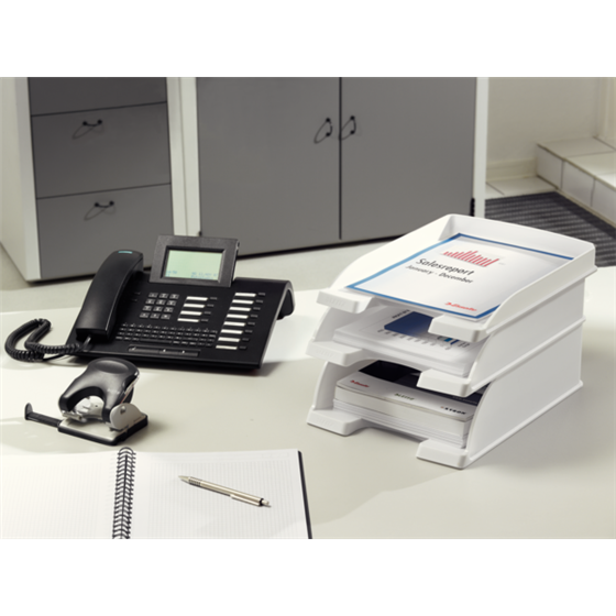 Bandeja portadocumentos Plus de Leitz, Slim Azul A4