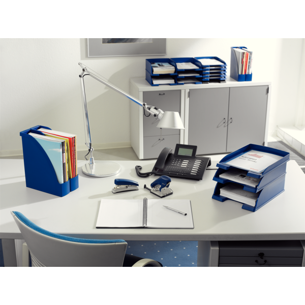 Bandeja portadocumentos Plus de Leitz, Slim Azul A4